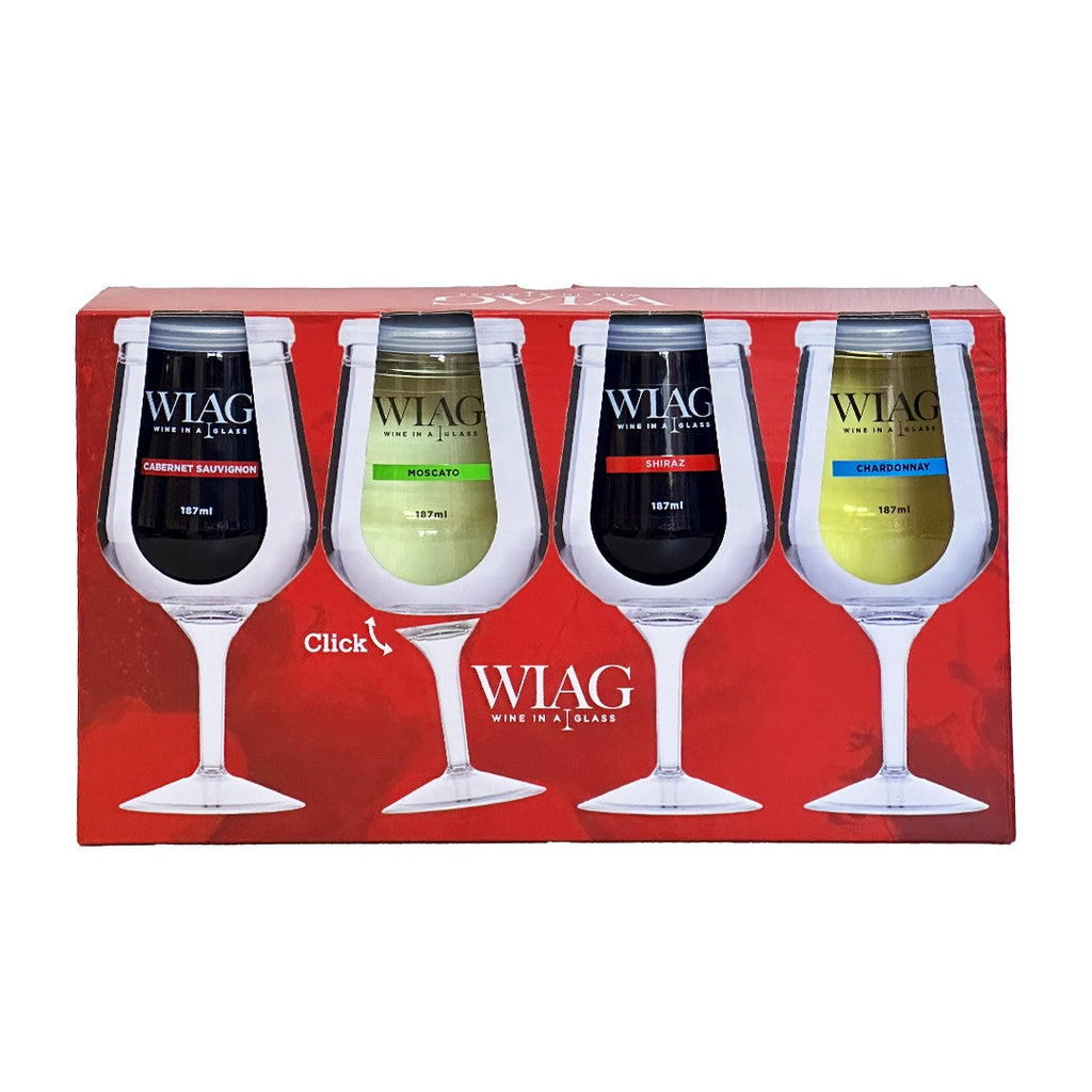 WIAG - Wine in a Glass Set of 4 x 187ml  The Bevvy Philippines