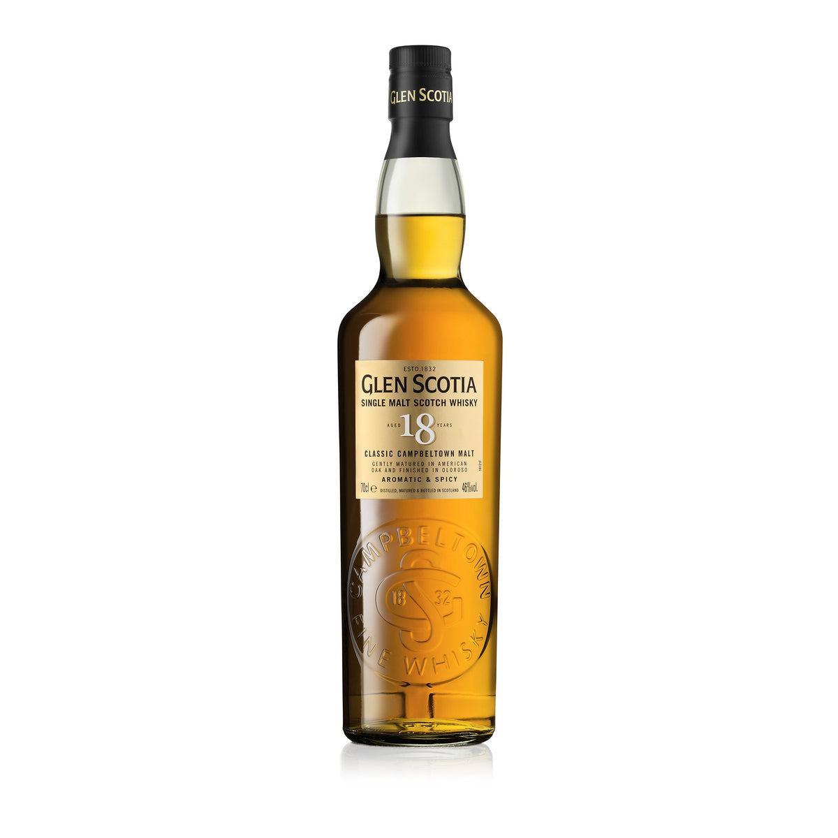 Glen Scotia 18 Yrs Old Single Malt Scotch 46%