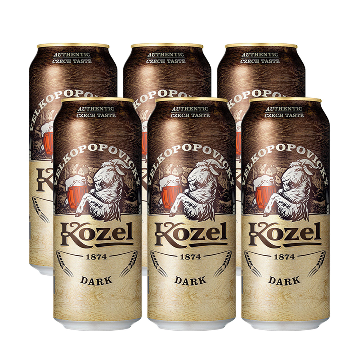 Kozel Dark 500ml Can 6-Pack