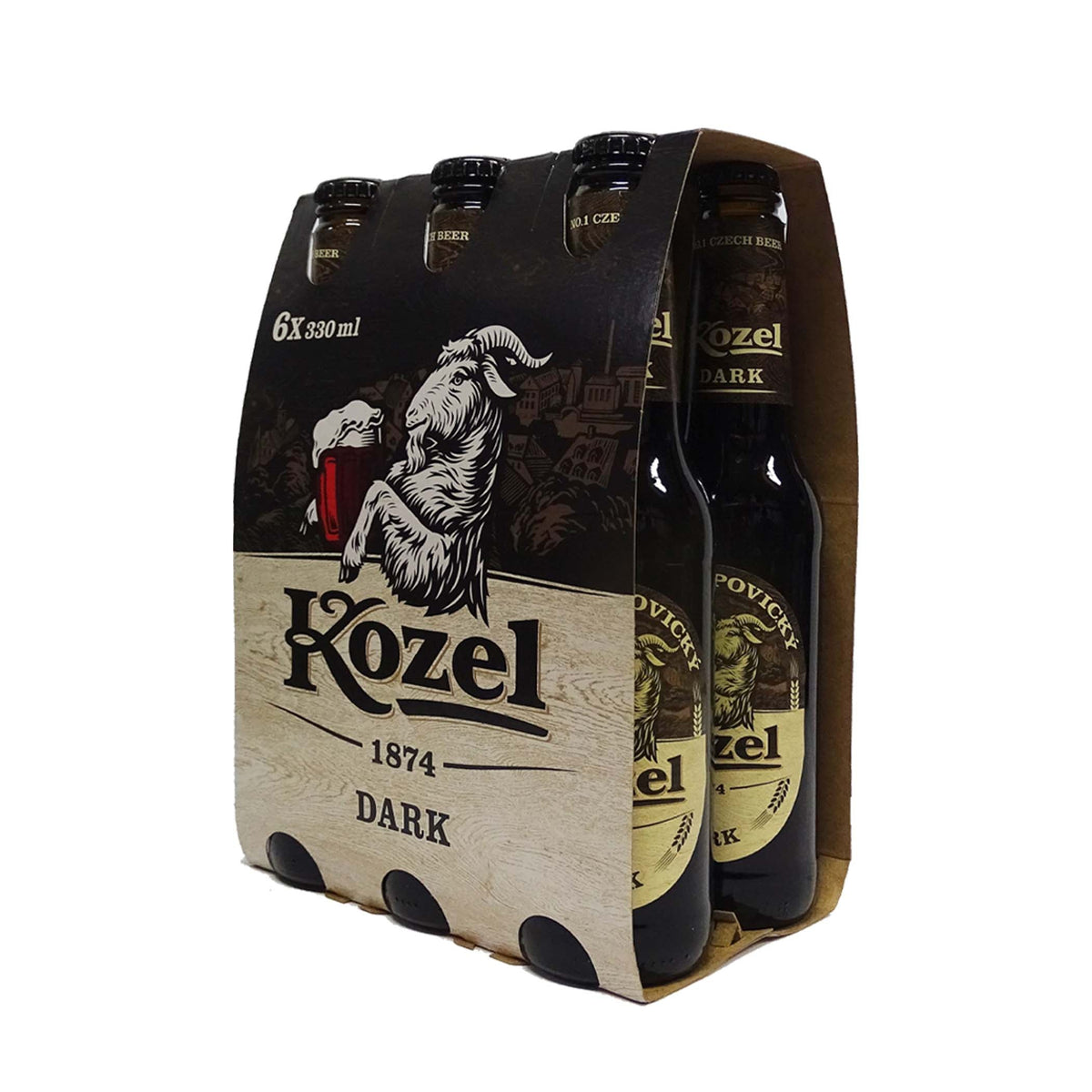 Kozel Dark 330ml Bottle 6-Pack
