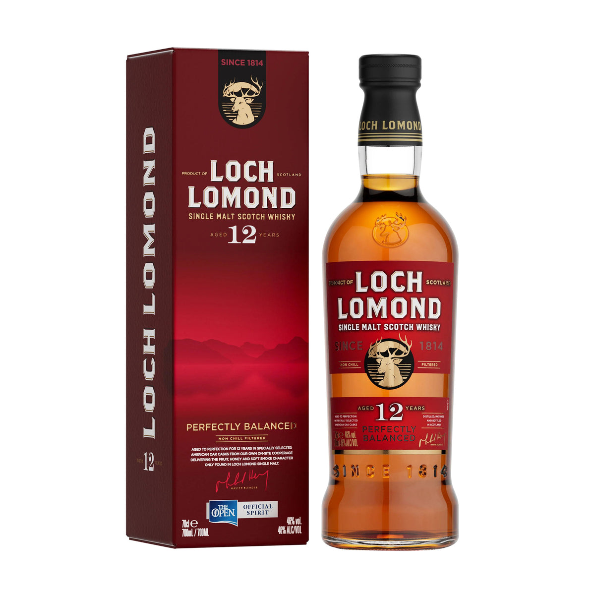 Loch Lomond 12yrs Old Single Malt Scotch Whisky 46%