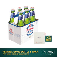 Peroni Nastro Azzuro 330ml Bottle 6-Pack